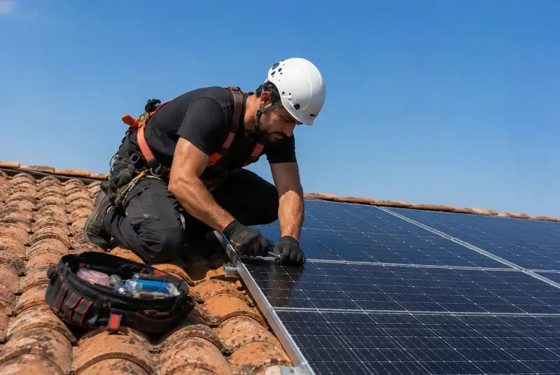 Maintenance et monitoring de panneaux solaires à Longessaigne